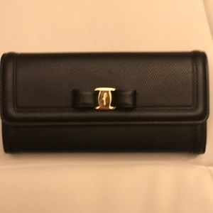 Black Leather Purse